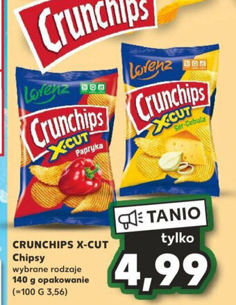 Kaufland CRUNCHIPS X-CUT Chipsy 140 g oferta