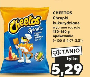 Kaufland CHEETOS Chrupki kukurydziane 130-160 g oferta
