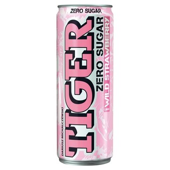 Selgros Tiger zero sugar gazowany napój energetyzujący o smaku wild strawberry 250 ml oferta