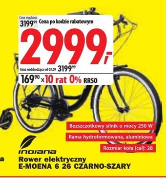 Media Expert Rower elektryczny indiana oferta