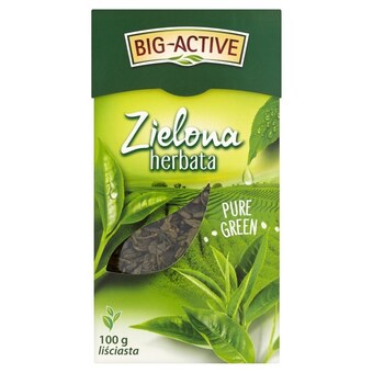 Twój Market Big-active zielona herbata pure green liściasta 100 g oferta