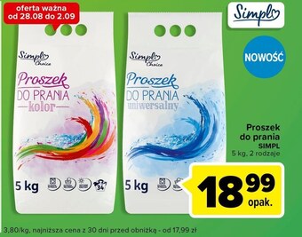 Carrefour Express Proszek do prania simpl oferta