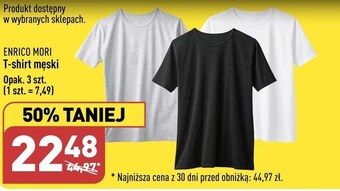 ALDI T-shirt męski enrico mori oferta