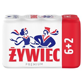 Polomarket Żywiec premium piwo jasne 8 x 500 ml oferta