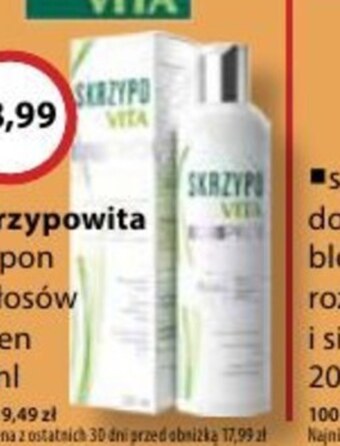 Drogeria alicja Szampon skrzypovita oferta