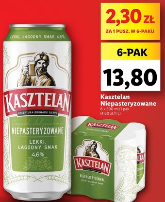 Lidl Piwo kasztelan oferta