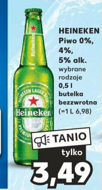 Kaufland HEINEKEN Piwo 0%, 4%, 5% alk. 0,5 l oferta