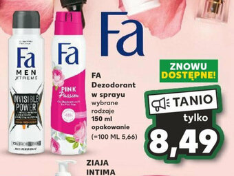 Kaufland FA Dezodorant w sprayu 150 ml oferta