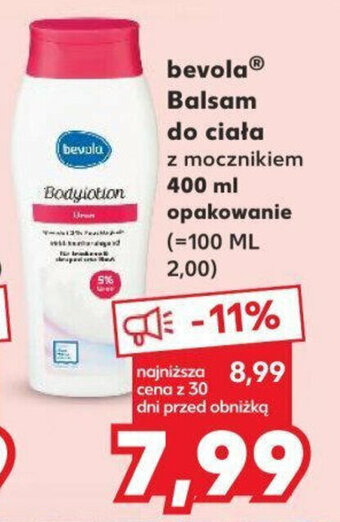 Kaufland bevolaⓇ Balsam do ciała 400 ml oferta