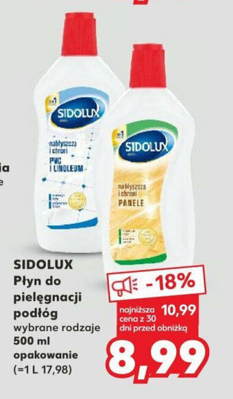 Kaufland SIDOLUX Płyn do pielęgnacji podłóg 500 ml oferta