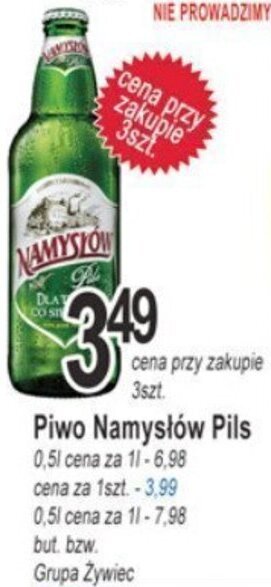 E.Leclerc Piwo Namysłów Pils 0,5l oferta