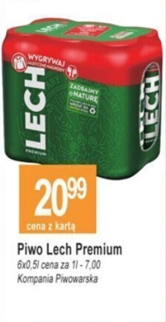 E.Leclerc Piwo Lech Premium 6x0,5l oferta
