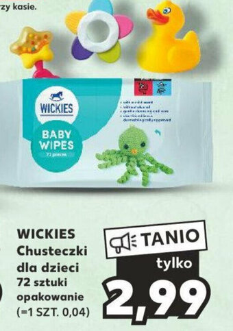 Kaufland WICKIES Chusteczki dla dzieci 72 sztuki oferta