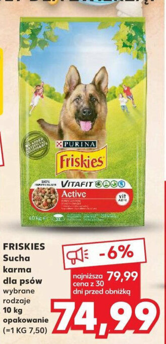 Kaufland FRISKIES Sucha karma dla psów 10 kg oferta