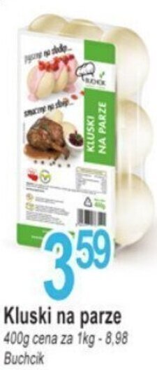 E.Leclerc Kluski na parze 400g oferta