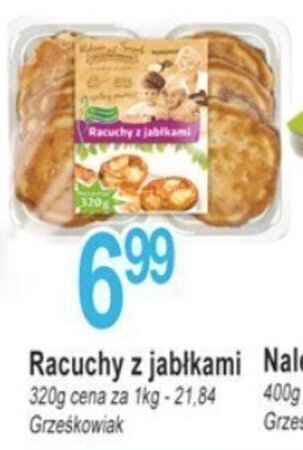 E.Leclerc Racuchy z jabłkami 320g Grześkowiak oferta
