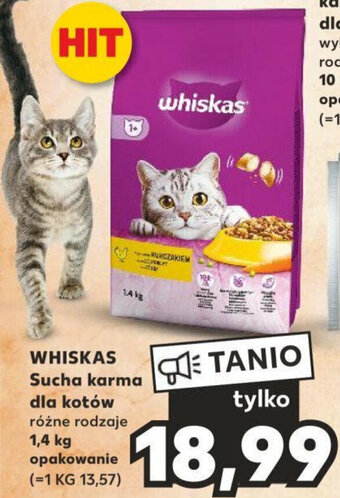WHISKAS Sucha karma dla kotów 1,4 kg