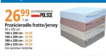 E.Leclerc Prześcieradło frotte z gumką 140 x 200 cm oferta