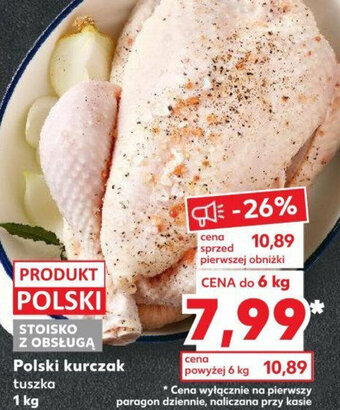 Kaufland Polski kurczak tuszka 1 kg oferta