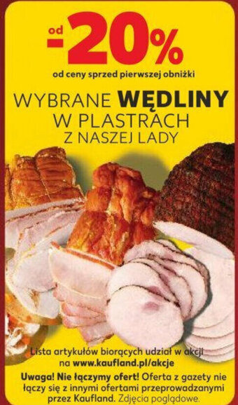Kaufland WYBRANE WĘDLINY W PLASTRACH Z NASZEJ LADY oferta