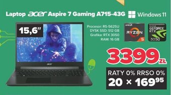 Neonet Laptop acer Aspire 7 Gaming A715-43G oferta