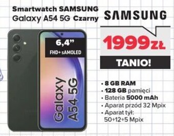 Smartwatch SAMSUNG Galaxy A54 5G Czarny SAMSUNG