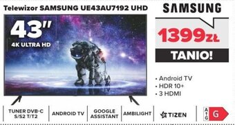 Telewizor SAMSUNG UE43AU7192 UHD