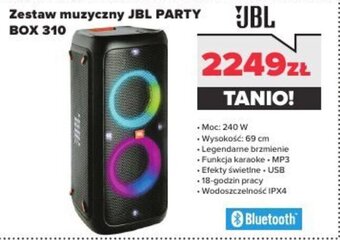 Zestaw muzyczny JBL PARTY BOX 310