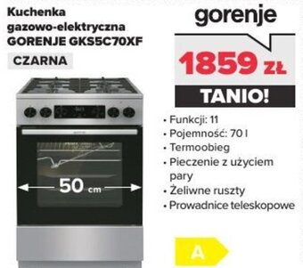 Kuchenka gazowo-elektryczna GORENJE GKS5C70XF
