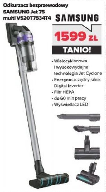 Neonet Odkurzacz bezprzewodowy SAMSUNG Jet 75 multi VS20T7534T4 SAMSUNG oferta