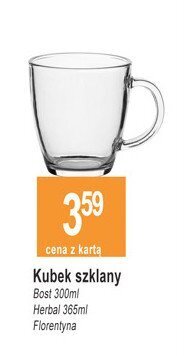 E.Leclerc Kubek szklany herbal 365 ml oferta