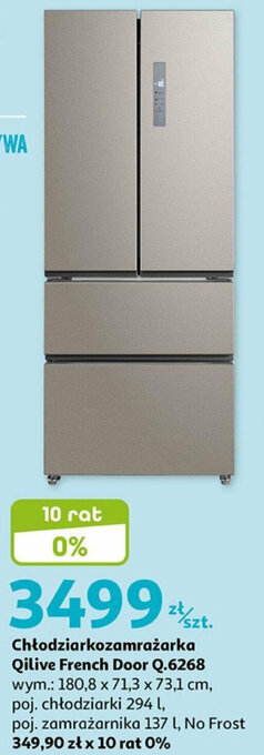 Chłodziarkozamrażarka Qilive French Door Q.6268
