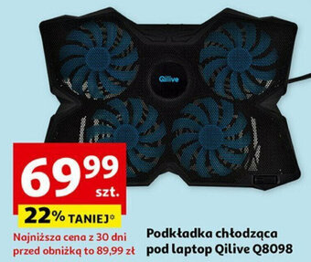 Auchan Podkładka chłodząca pod laptop Qilive Q8098 oferta