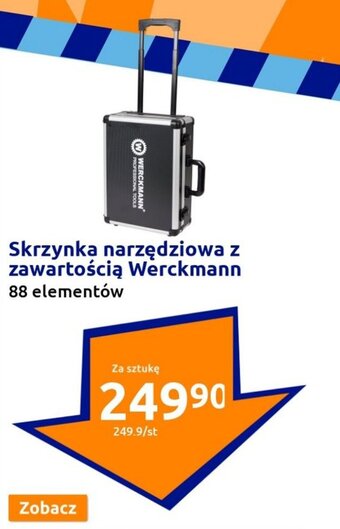 Action Skrzynka narzędziowa z zawartością Werckmann 88 elementów oferta