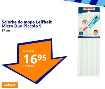 Action Ścierka do mopa Leifheit Micro Duo Piccolo S oferta