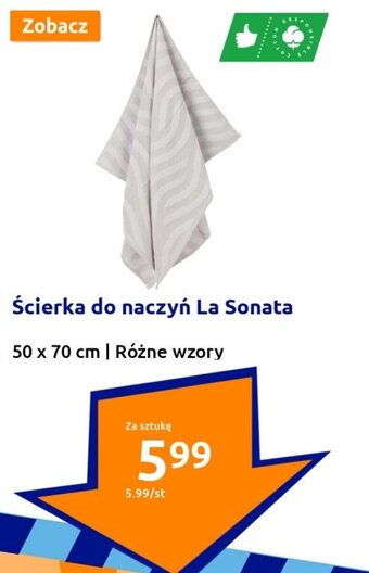 Action Ścierka do naczyń La Sonata 50 x 70 cm oferta
