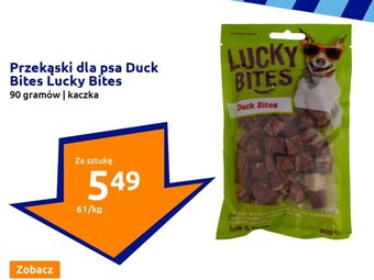 Przekąski dla psa Duck Bites Lucky Bites 90 gramów