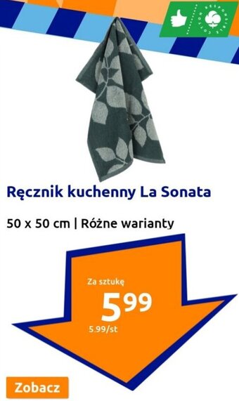 Action Ręcznik kuchenny La Sonata 50 x 50 cm oferta