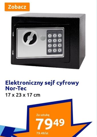 Elektroniczny sejf cyfrowy Nor-Tec 17x23x17cm
