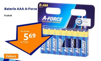 Baterie AAA A-Force 8 sztuk