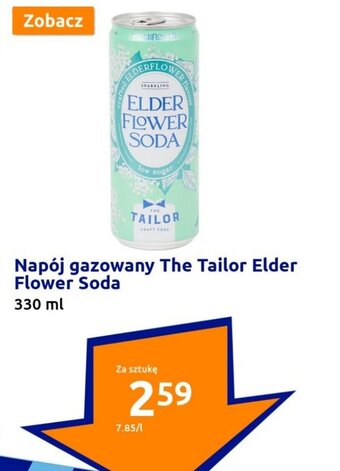 Action Napój gazowany The Tailor Elder Flower Soda 330ml oferta