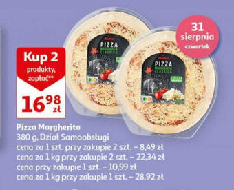 Auchan Pizza Margherita 380 g oferta