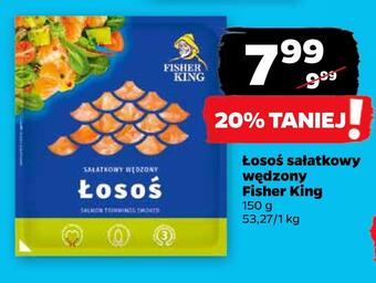 Netto Łosoś sałatkowy wędzony fisher king oferta