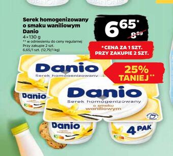 Netto Serek homogenizowany o smaku waniliowym danio oferta
