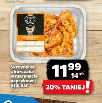 Netto Skrzydełka z kurczaka w marynacie paprykowej grill bar oferta