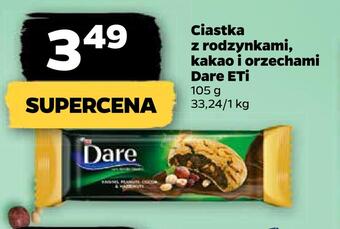 Netto Ciastka z rodzynkami, kakao i orzechami dare eti oferta