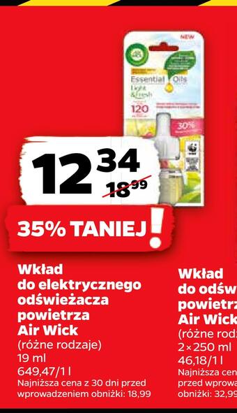 Netto Wkład do elektrycznego odświeżacza powietrza air wick oferta