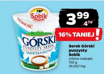 Netto Serek górski puszysty sobik oferta