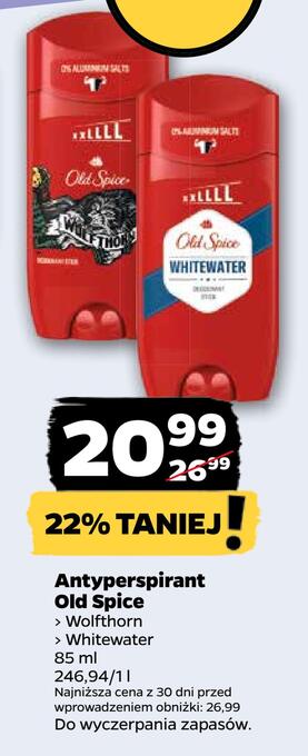 Netto Antyperspirant old spice oferta