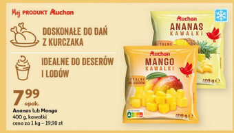 Auchan Ananas lub Mango 400 g oferta
